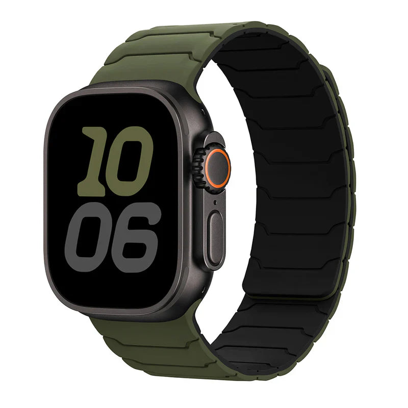 Straplix Fearless Magnetic Silicone Band for Apple Watch – Soft Sport Strap Compatible with 40mm 41mm 42mm 44mm 45mm 46mm 49mm