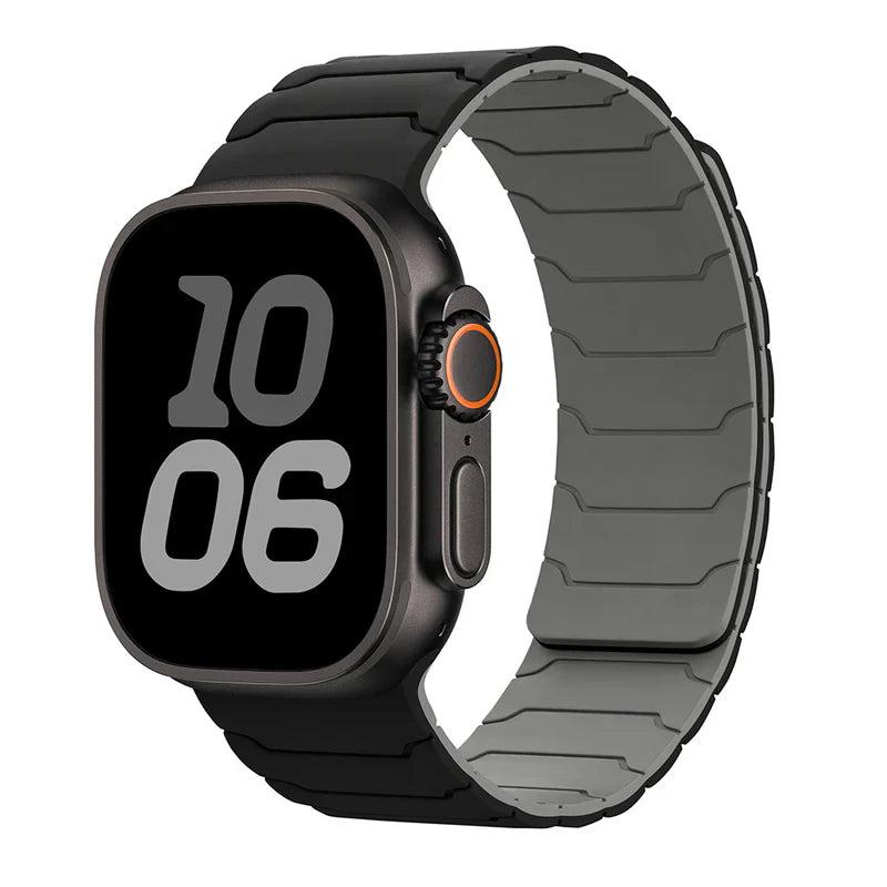 Straplix Fearless Magnetic Silicone Band for Apple Watch – Soft Sport Strap Compatible with 40mm 41mm 42mm 44mm 45mm 46mm 49mm