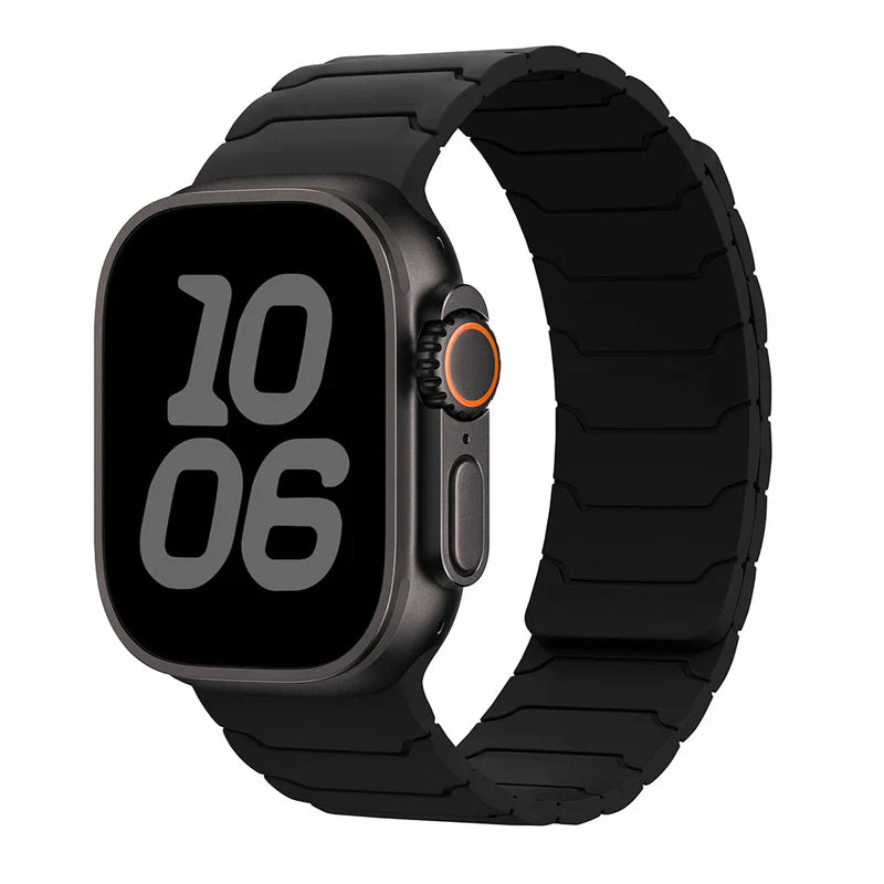 Straplix Fearless Magnetic Silicone Band for Apple Watch – Soft Sport Strap Compatible with 40mm 41mm 42mm 44mm 45mm 46mm 49mm