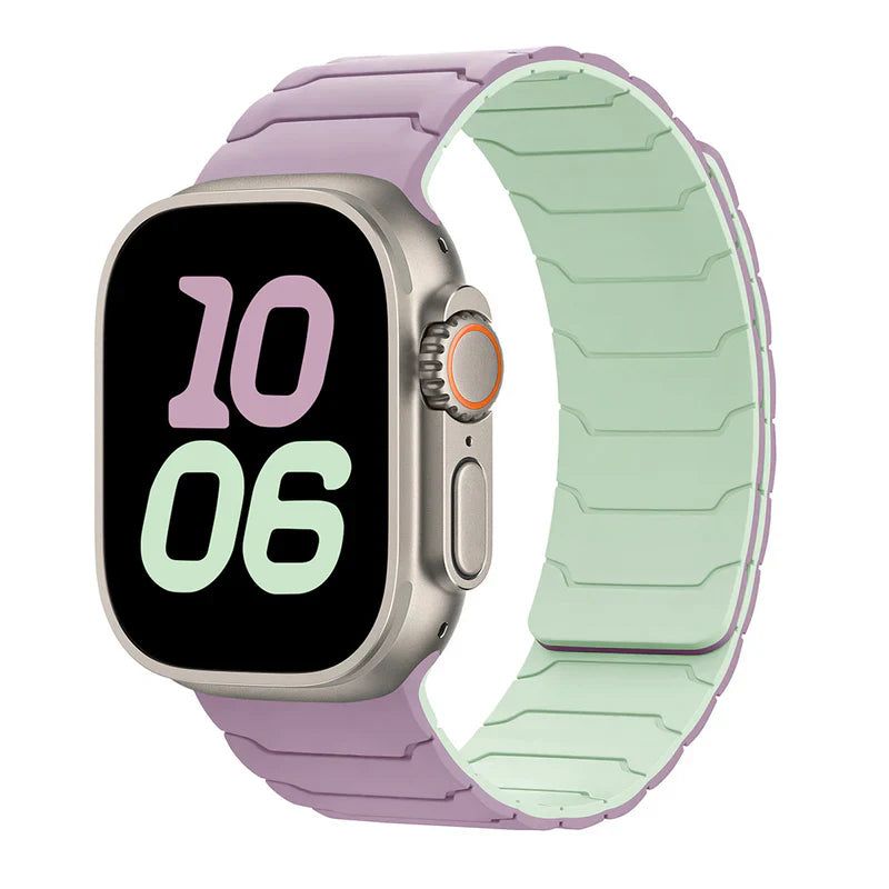 Straplix Fearless Magnetic Silicone Band for Apple Watch – Soft Sport Strap Compatible with 40mm 41mm 42mm 44mm 45mm 46mm 49mm