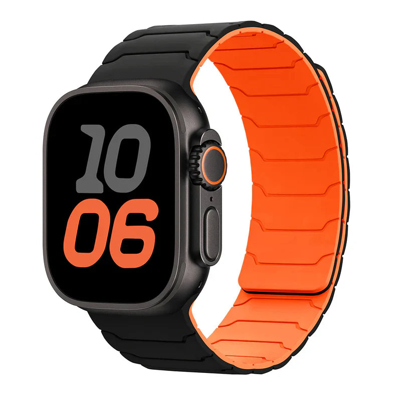 Straplix Fearless Magnetic Silicone Band for Apple Watch – Soft Sport Strap Compatible with 40mm 41mm 42mm 44mm 45mm 46mm 49mm