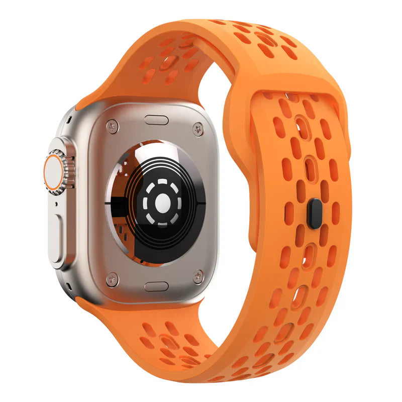 Straplix Vertex Silicone Band for Apple Watch – Premium Sport Strap Compatible with 40mm 41mm 42mm 44mm 45mm 46mm 49mm