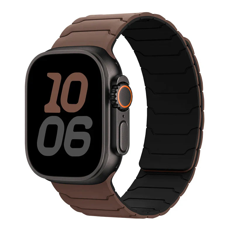 Straplix Fearless Magnetic Silicone Band for Apple Watch – Soft Sport Strap Compatible with 40mm 41mm 42mm 44mm 45mm 46mm 49mm