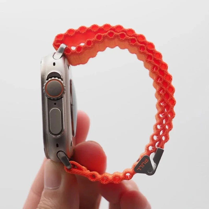 OFF-ROAD Woven Band Compatible with Apple Watch – Rugged & Breathable Strap for Series 1–9 & Ultra