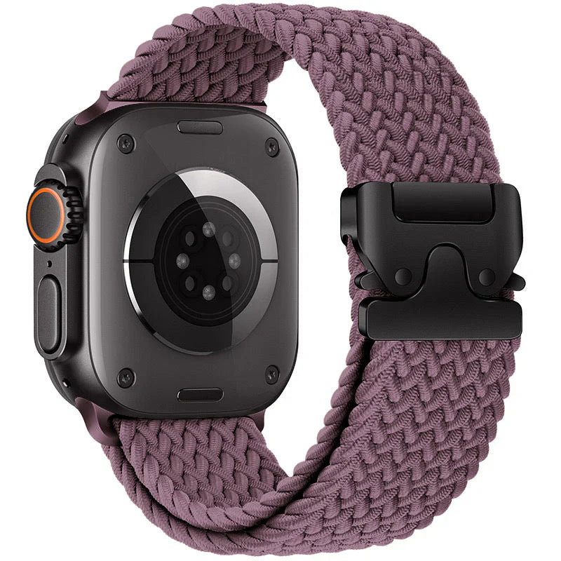 Straplix Nylon Braided Band for Apple Watch – Soft Woven Strap Compatible with 40mm 41mm 42mm 44mm 45mm 46mm 49mm