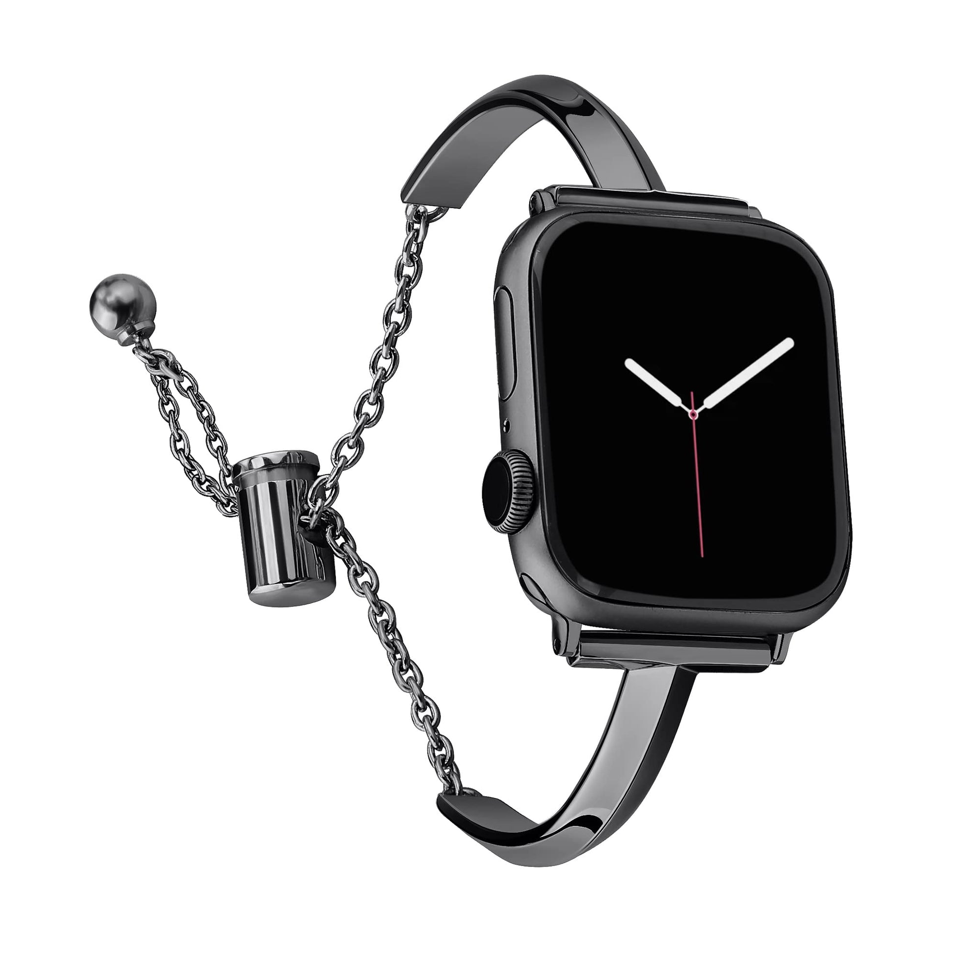 Straplix Slim Stainless Steel Bangle Band for Apple Watch – Minimalist Jewelry-Style Strap for Women, Compatible with 38mm 40mm 41mm 42mm 44mm 45mm 46mm 49mm