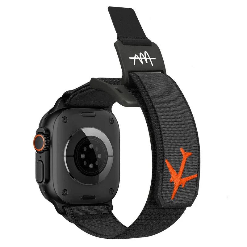Straplix Wild Trail Band for Apple Watch – Rugged Nylon Sport Strap Compatible with 44mm 45mm 46mm 49mm