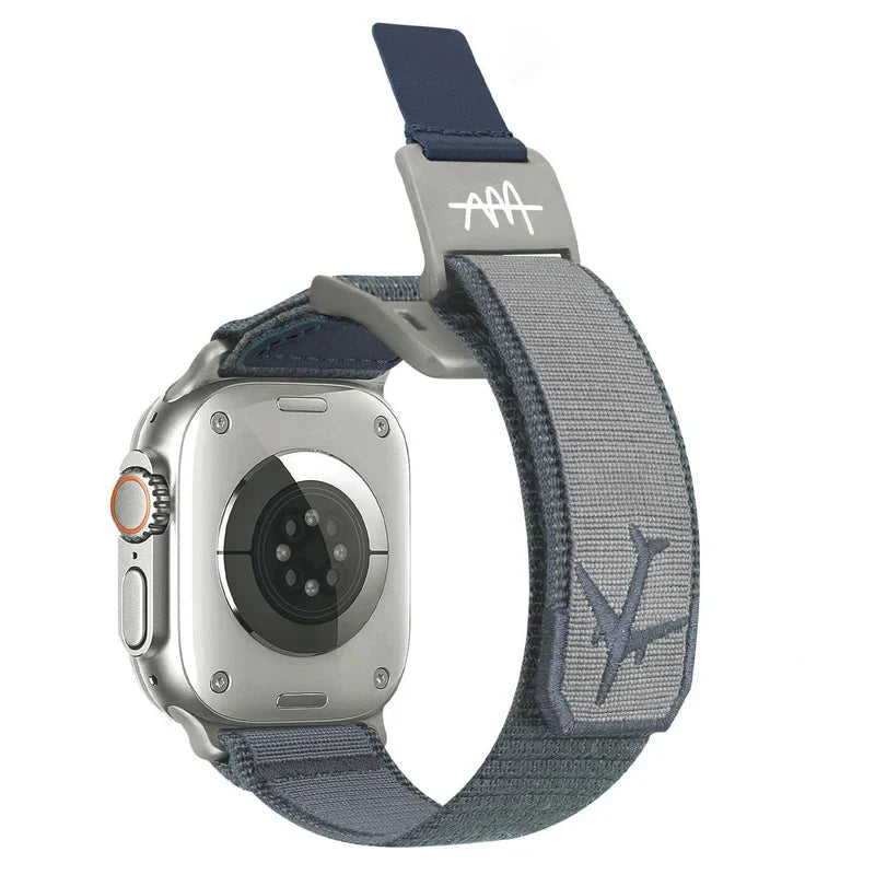 Straplix Wild Trail Band for Apple Watch – Rugged Nylon Sport Strap Compatible with 44mm 45mm 46mm 49mm