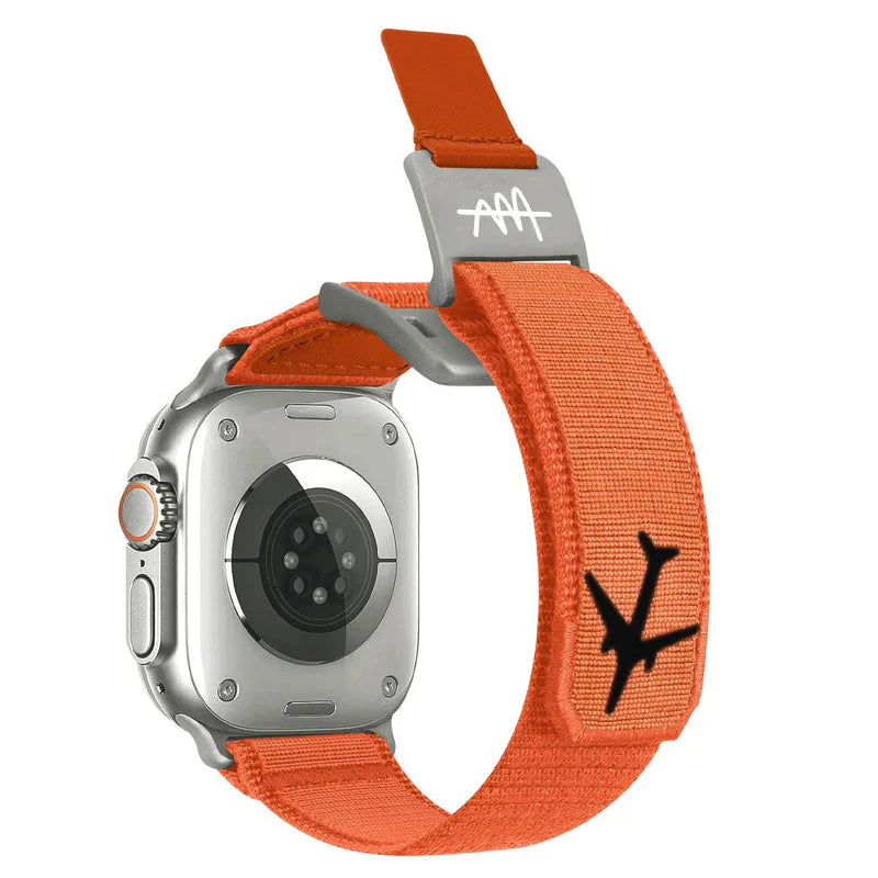 Straplix Wild Trail Band for Apple Watch – Rugged Nylon Sport Strap Compatible with 44mm 45mm 46mm 49mm