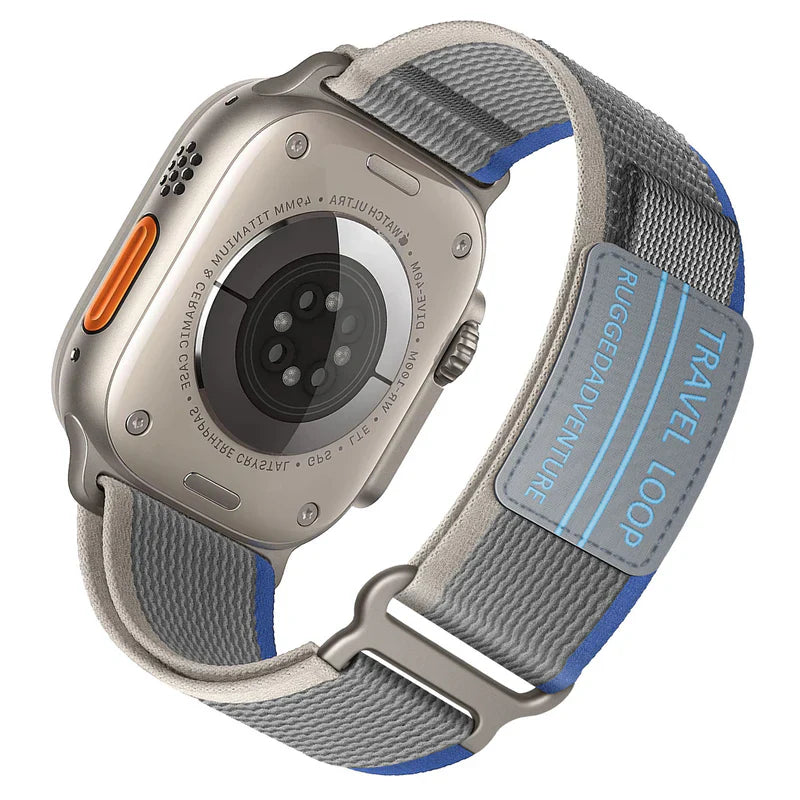 Designer Trail Loop Sport Band Compatible with Apple Watch – Stylish & Lightweight Strap for Series 1–9 & Ultra