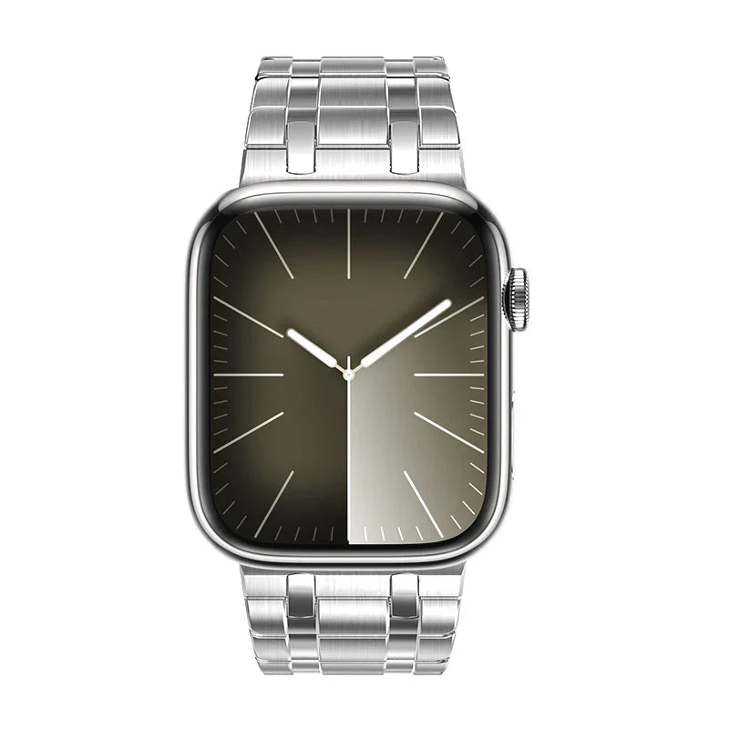 Straplix AP Frosted Stainless Steel Magnetic Band for Apple Watch – Brushed Metal Strap Compatible with 40mm 41mm 42mm 44mm 45mm 46mm 49mm