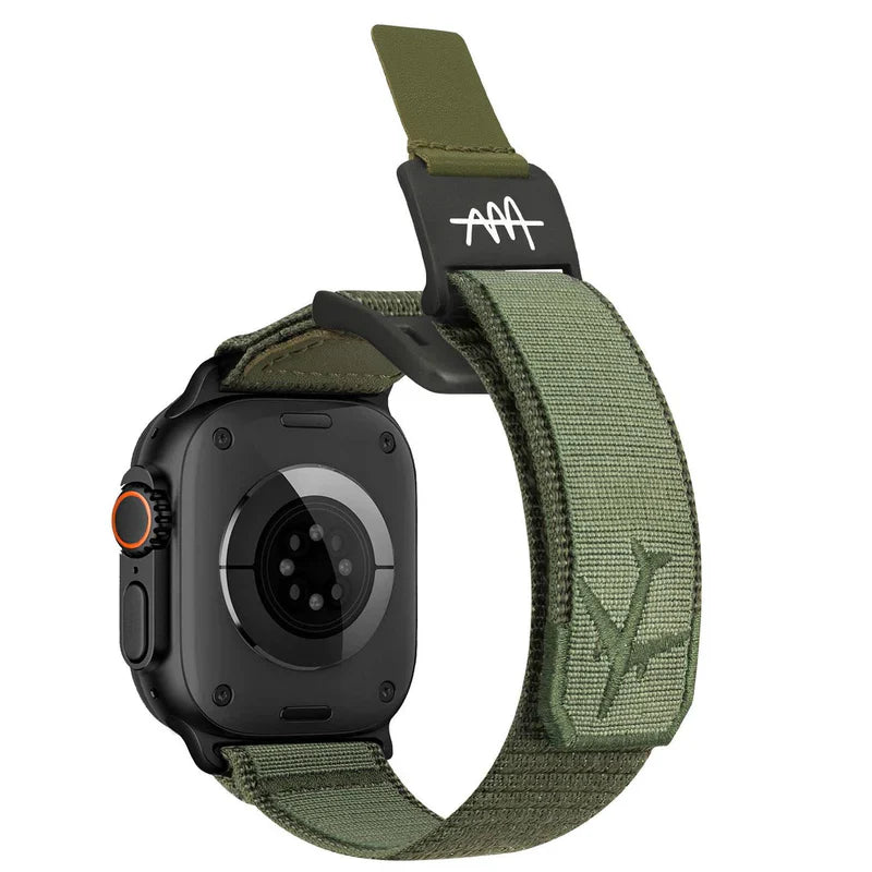 Straplix Wild Trail Band for Apple Watch – Rugged Nylon Sport Strap Compatible with 44mm 45mm 46mm 49mm