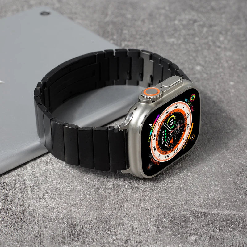 Straplix Titanium Band 2.0 for Apple Watch – Upgraded Metal Strap Compatible with 40mm 41mm 42mm 44mm 45mm 46mm 49mm